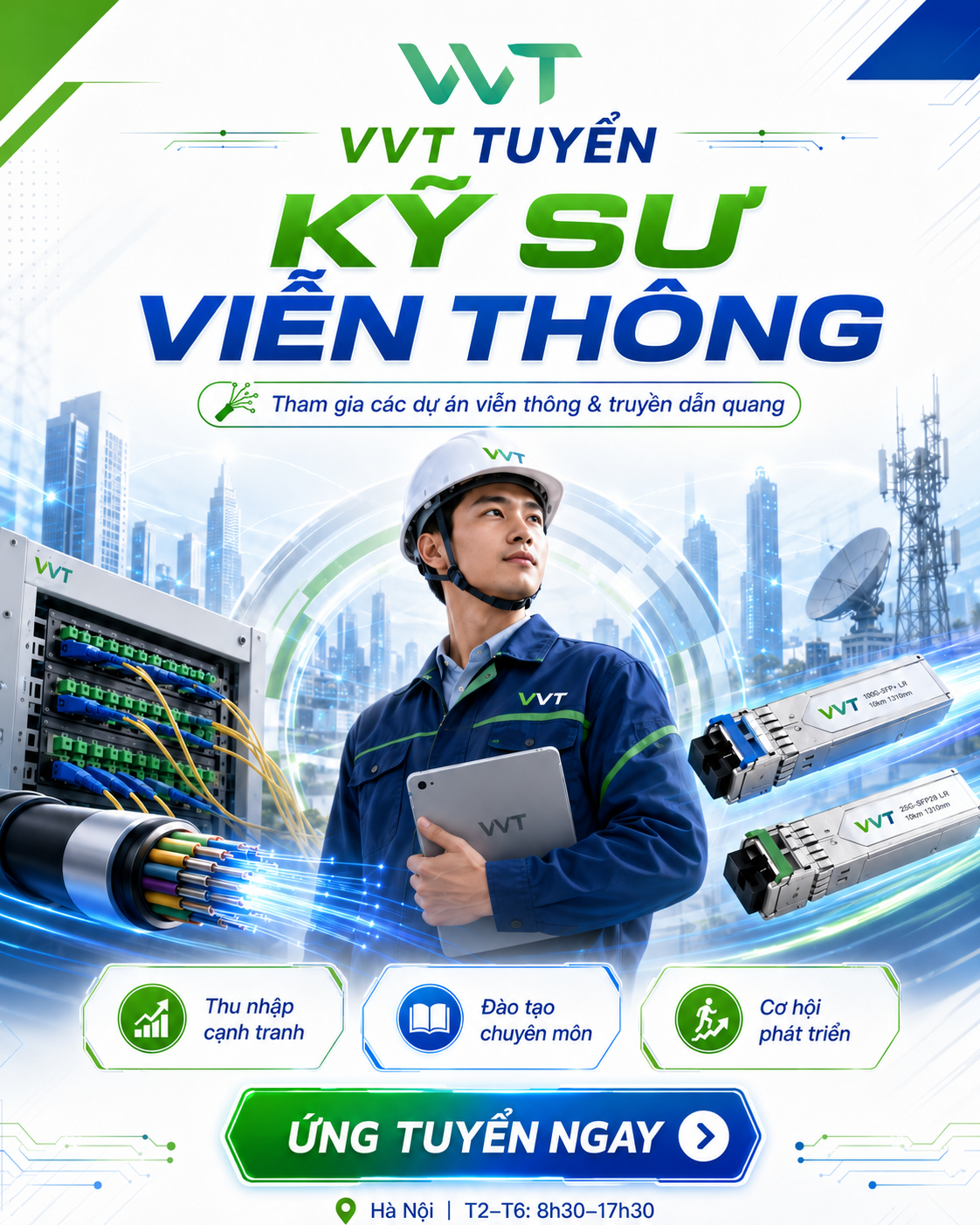TUYỂN DỤNG KỸ SƯ VIỄN THÔNG